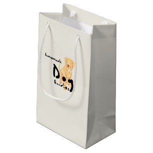 Homemade Dog Goodies Hand-drawn Labrador Small Gift Bag