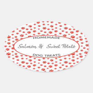 Homemade Dog Treat Label