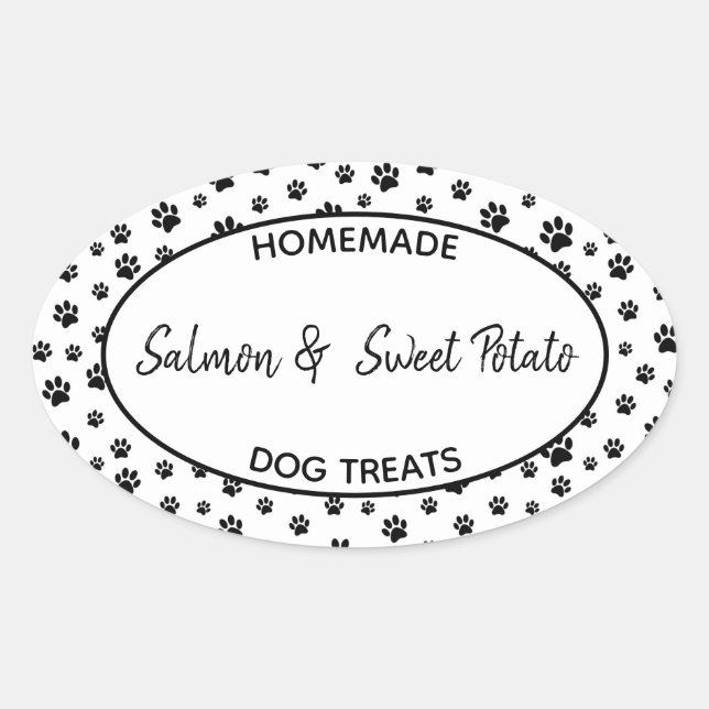 Homemade Dog Treat Label (Front)