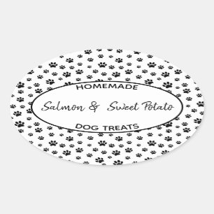Homemade Dog Treat Label