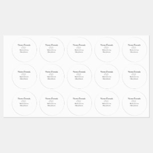 Homemade doughnuts bakery add your text name custo