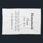 Homemade doughnuts made with love add text website tea towel<br><div class="desc">Design</div>