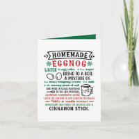 Homemade eggnog recipe customisable
