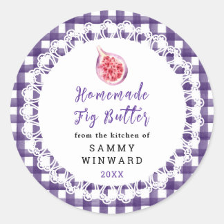 Homemade Fig Butter Label
