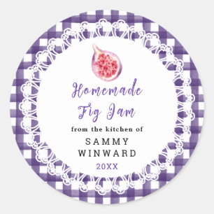 Homemade Fig Jam Label