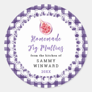 Homemade Fig Muffins Label