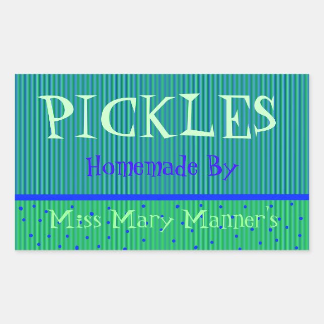 Homemade Food Label (Front)