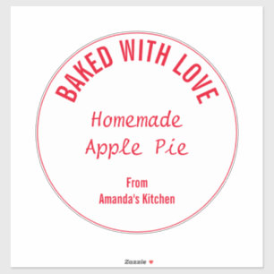 Homemade Food Red White Christmas Gift Party Favou