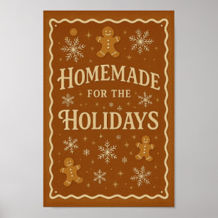 Homemade for the Holidays Poster Gingerbread
