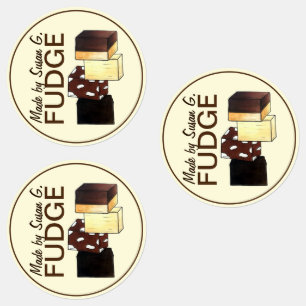 Homemade Fudge Candy Confectionery Made Baked By