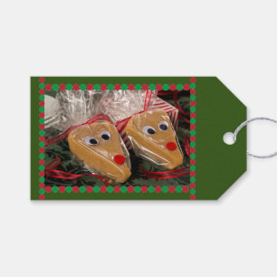 Homemade Fudge Reindeer Christmas Gift Tags