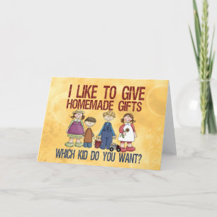 Homemade Gifts Card
