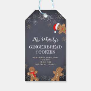 Homemade Gingerbread Ingredients Gift Tags