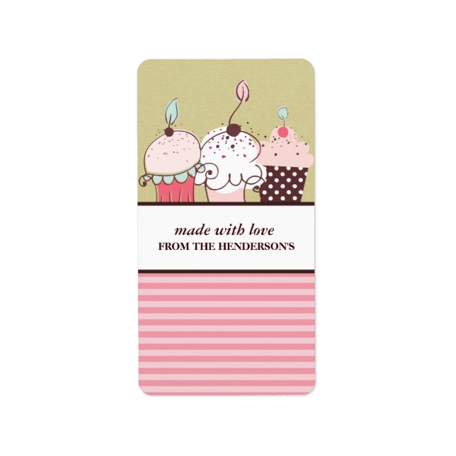 Homemade Goodies Gift Tag Stickers (Front)