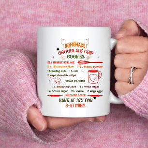 Homemade Hot Cacao  Cookie Recipe Christmas Gift Coffee Mug