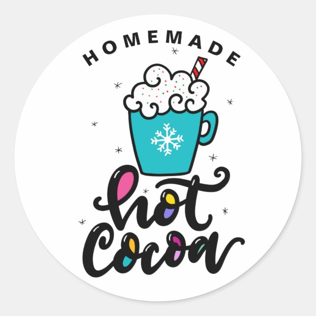 Homemade Hot Cocoa Labels (Front)
