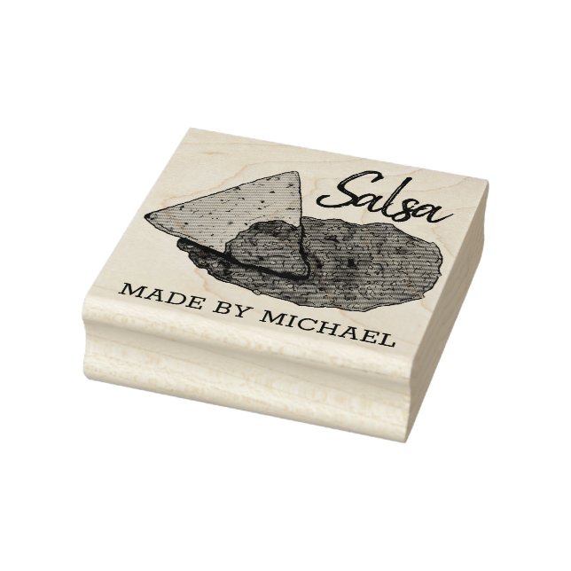 Homemade Hot Tomato Salsa Home Canning Canned By Rubber Stamp (Stamp)