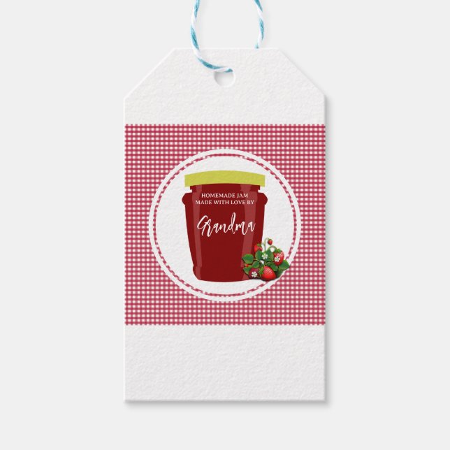 Homemade Jam Label Sticker Editable (Front)