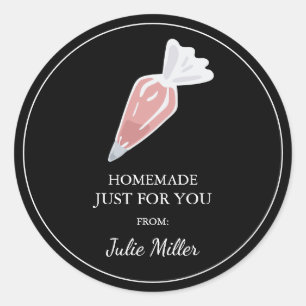 Homemade just for you baking label