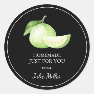 Homemade just for you guava label