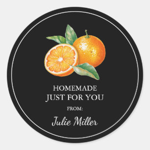 Homemade just for you orange label