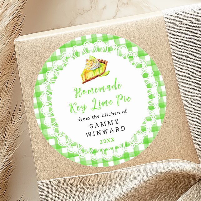 Homemade Key Lime Pie Label (Creator Uploaded)