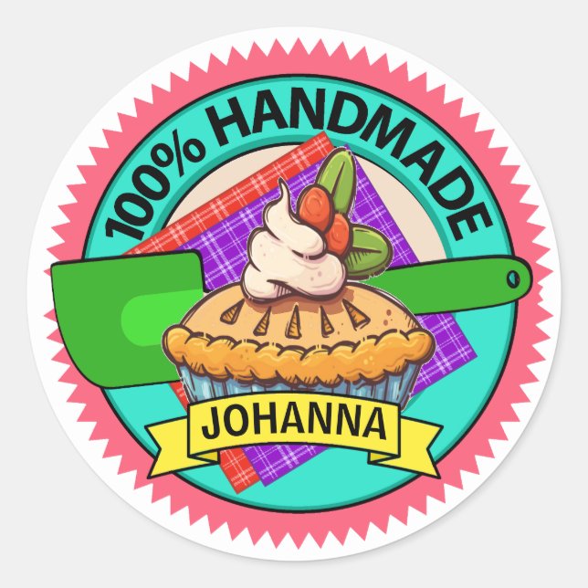 Homemade Kitchen Baking Sticker (Front)