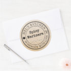 Homemade Kitchen Custom Product Packaging Kraft 