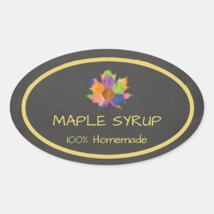 Homemade Maple Syrup Sticker