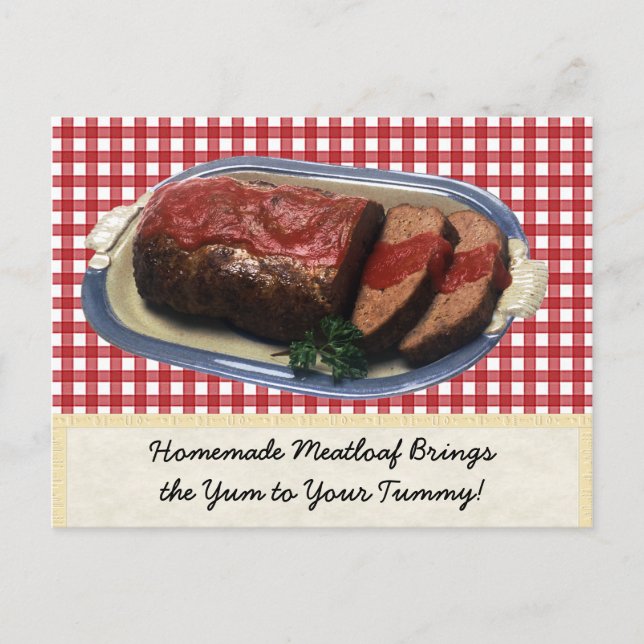 Homemade Meatloaf Postcard (Front)