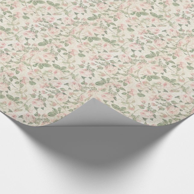 Homemade Paper Roses Rosebud Flowers Floral (Corner)