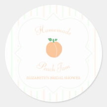 Homemade Perfect Peach Jam Bridal Shower