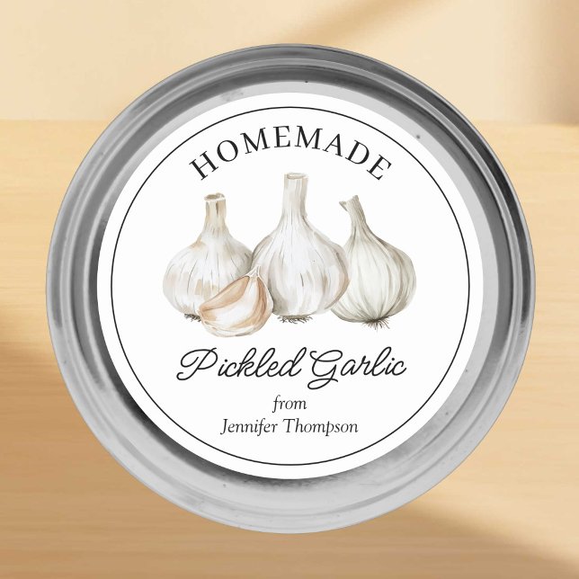 Homemade Pickled Garlic Jar Sticker (Creator Uploaded)