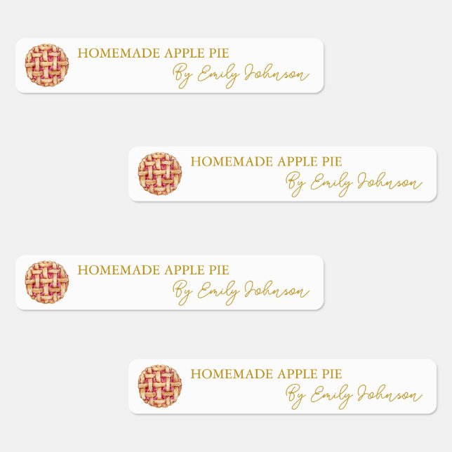 Homemade Pie Thin Label (Group)