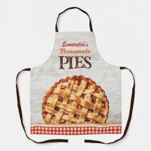 Homemade Pies Baker Name Kitchen Apron