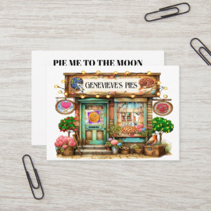 Homemade Pies, Pastries, Bakery Business Card