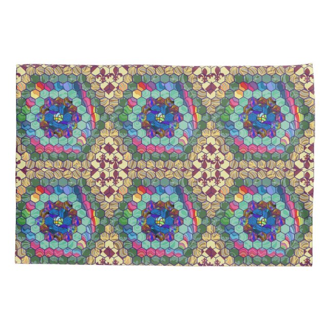 Homemade Quilt Reversible Pillowcase (Back)