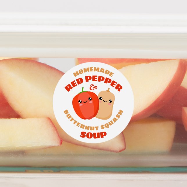 Homemade Red Pepper and Butternut Squash Soup (Affixed)
