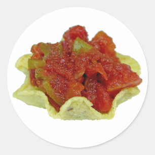 Homemade Salsa Classic Round Sticker