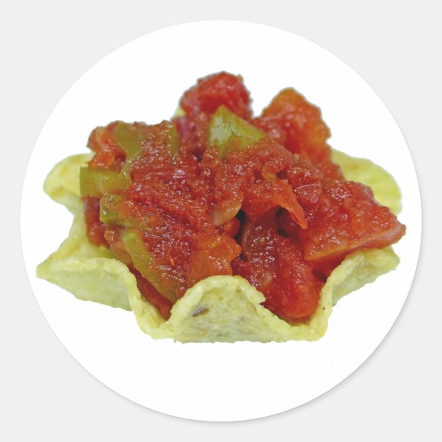 Homemade Salsa Classic Round Sticker (Front)
