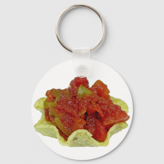 Homemade Salsa Key Ring (Front)