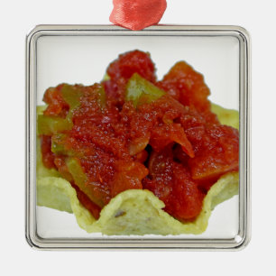 Homemade Salsa Metal Tree Decoration