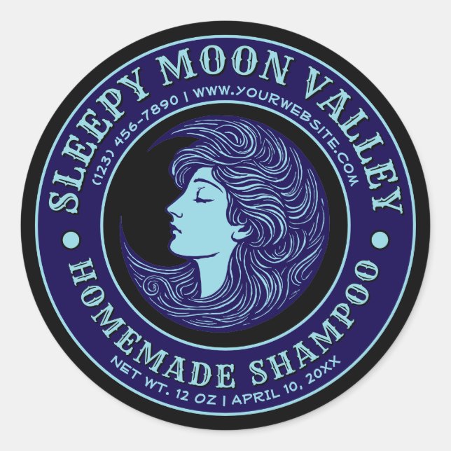 Homemade Shampoo Label Template (Front)