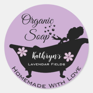 Homemade Soap Lavendar Label