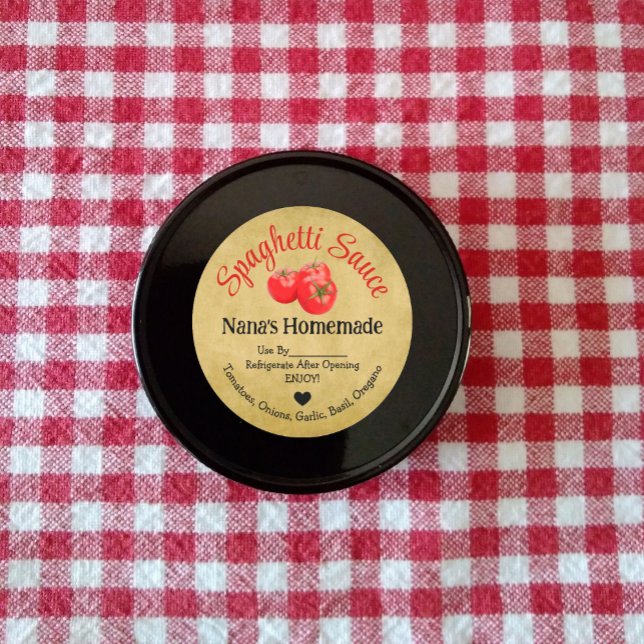 Homemade Spaghetti Sauce Product Sticker (Creator Uploaded)