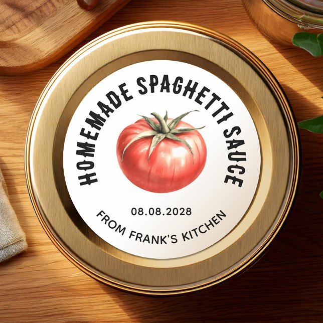 Homemade Spaguetti sauce canning label (Creator Uploaded)