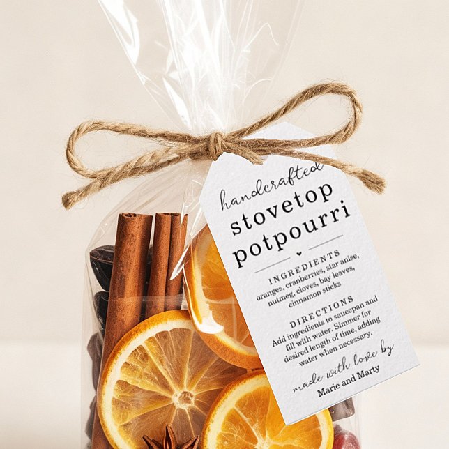 Homemade Stovetop Potpourri Gift Labels (Creator Uploaded)