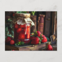Homemade strawberry jam 