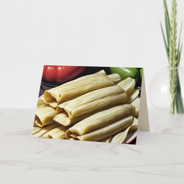 homemade tamales holiday card (Front)