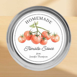 Homemade Tomato Sauce Jar Sticker